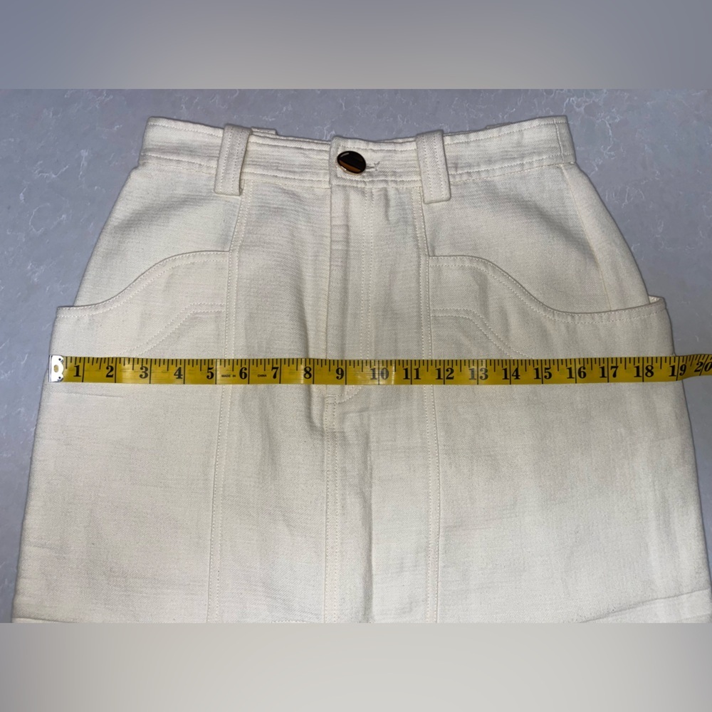 EUC Acler Off White Mini Skirt - Picture 4 of 4